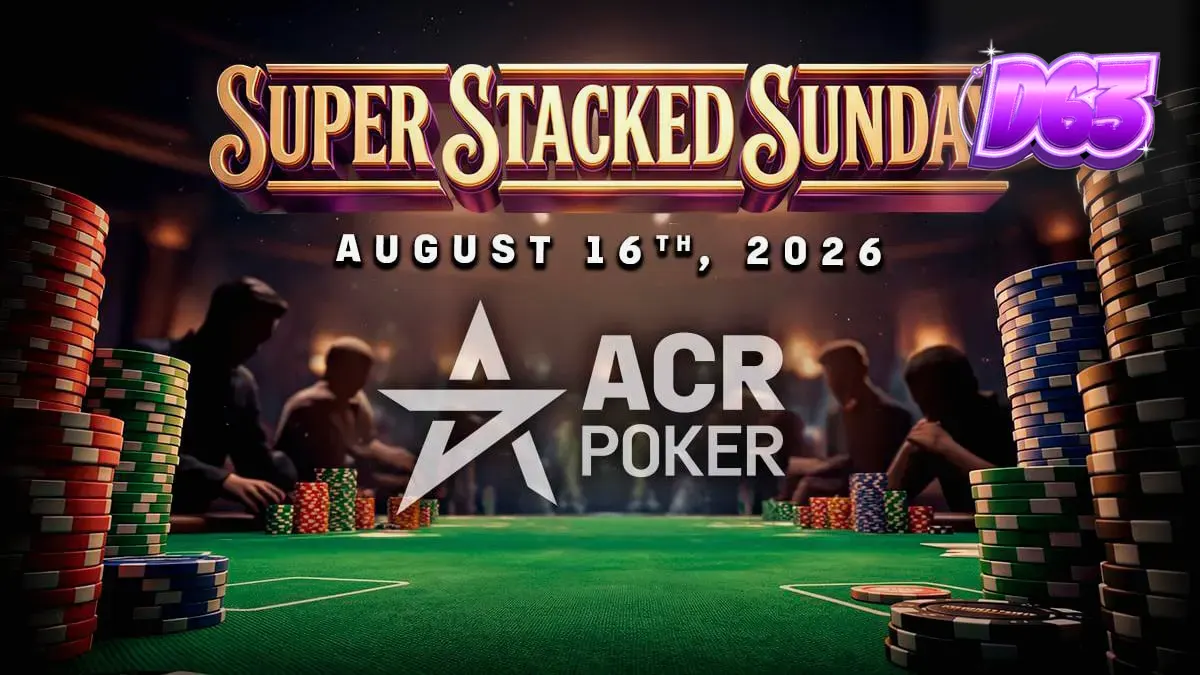Isang digital na representasyon ng isang malaking poker tournament sa screen ng computer.